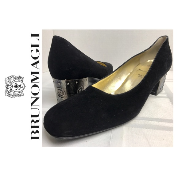 Bruno Magli Shoes - Bruno Magli Signature Suede Leather Heels
